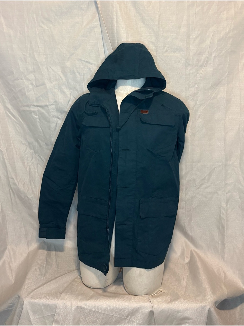 Globe Men's Hooded Field Jacket - Navy Blue